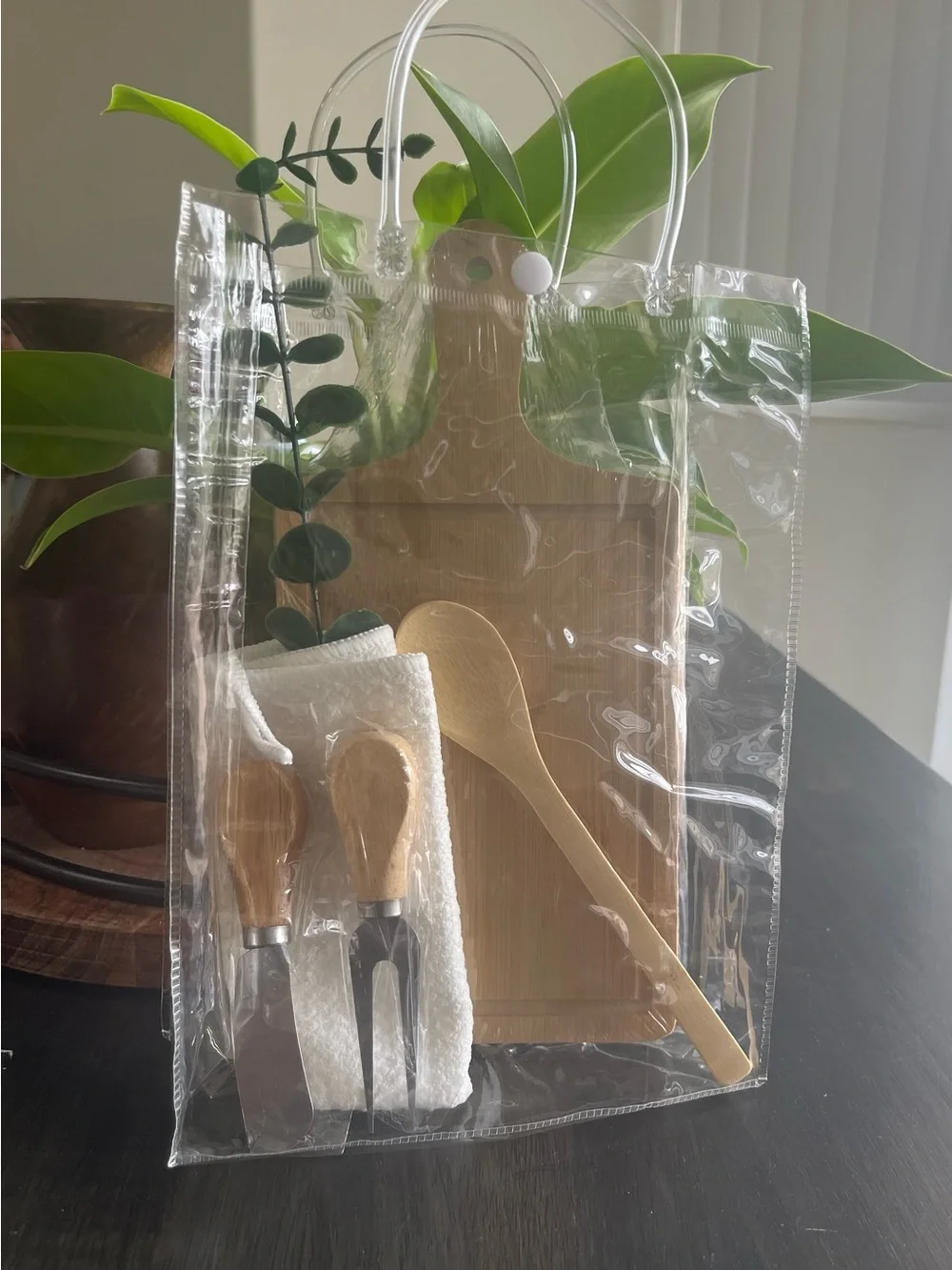 Bamboo Cheese Board Gift Set